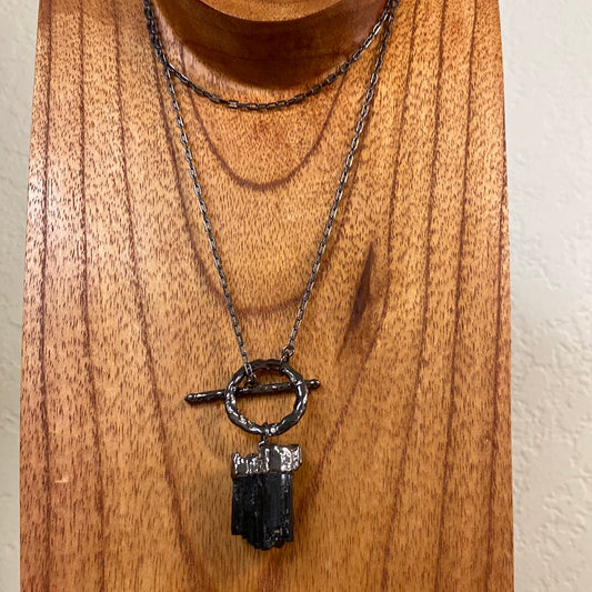 Blue Kyanite w/ Front Toggle Clasp