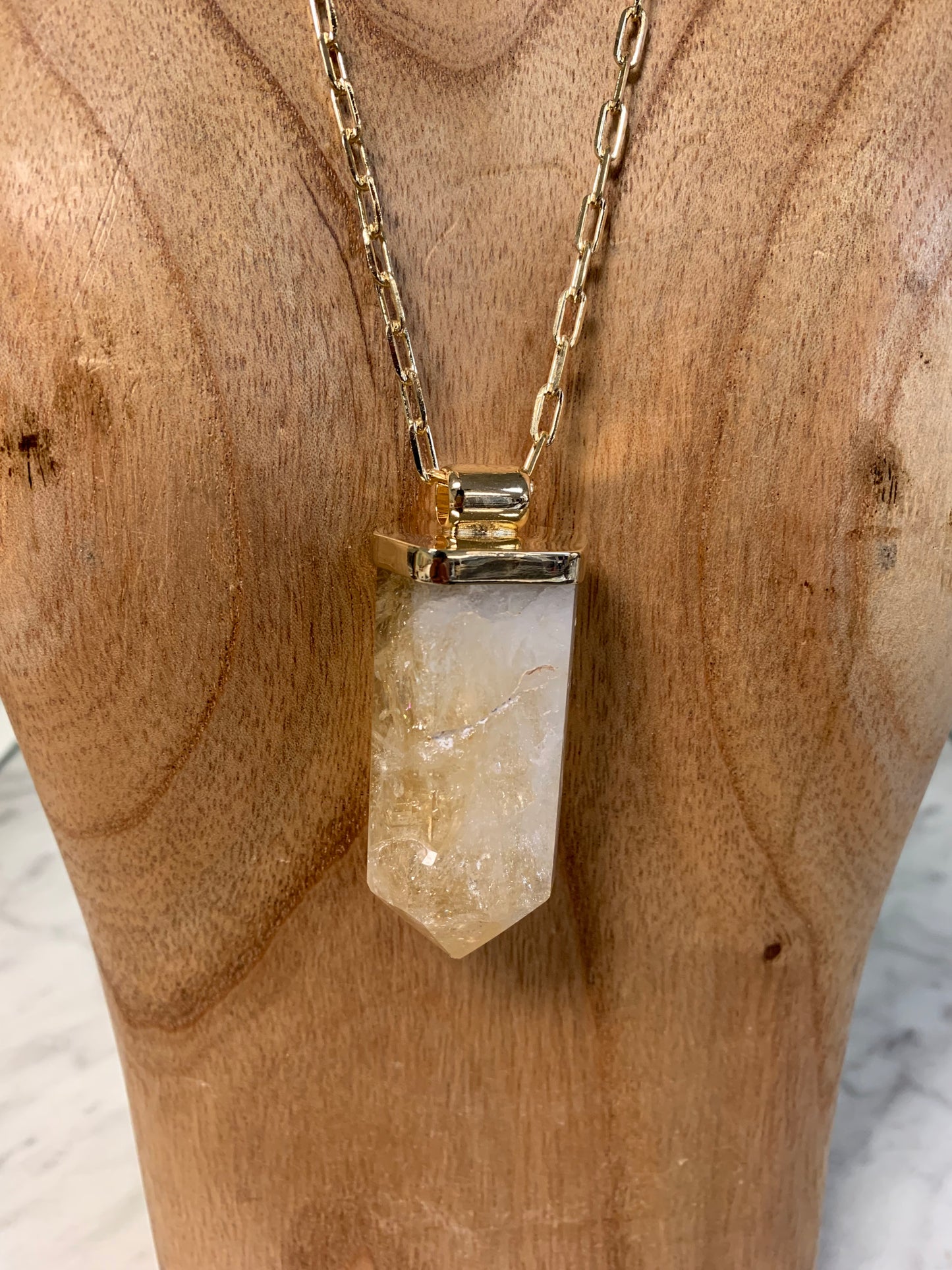 Large Gender-Fluid Sodalite Point Necklace
