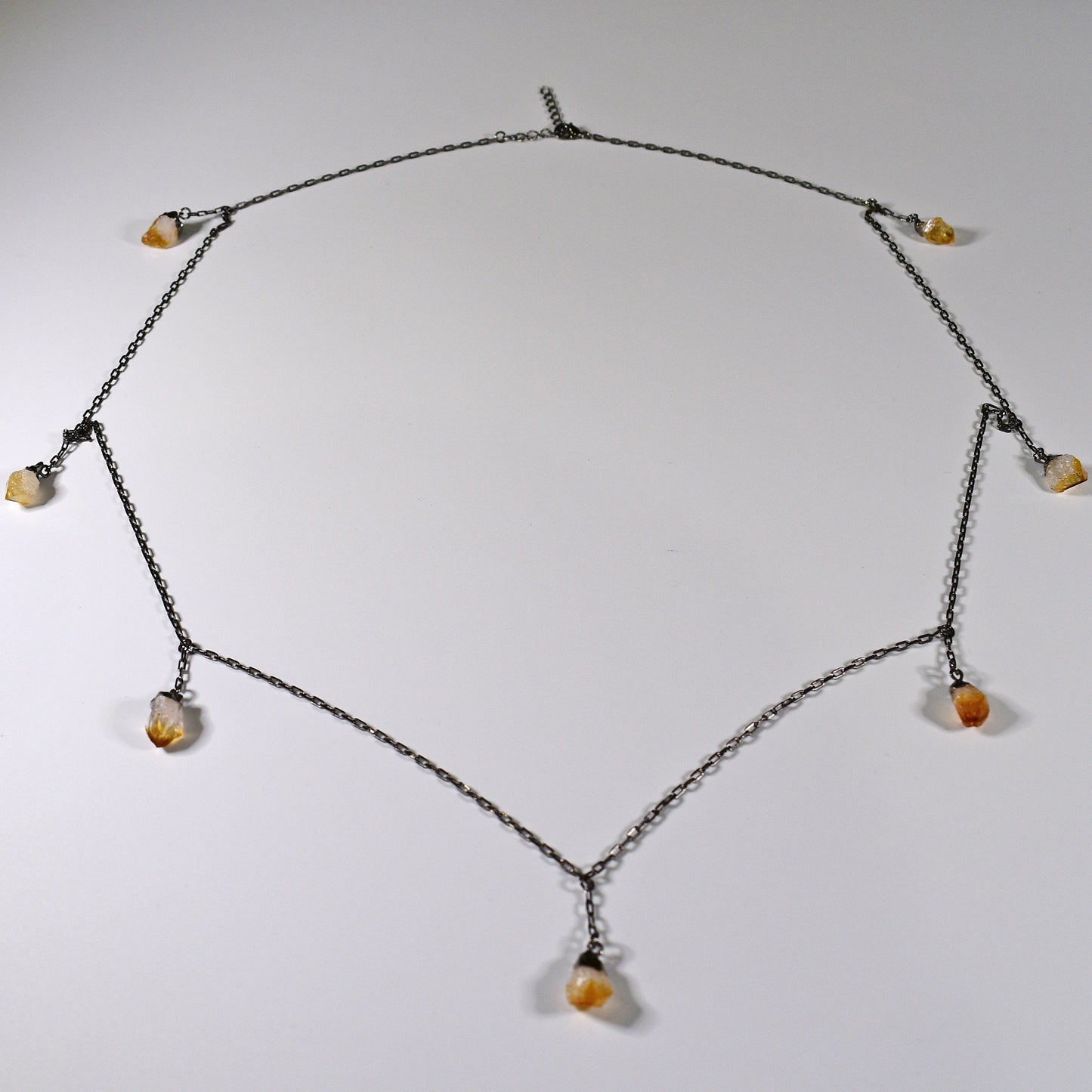 Lucky #7 Citrine Necklace